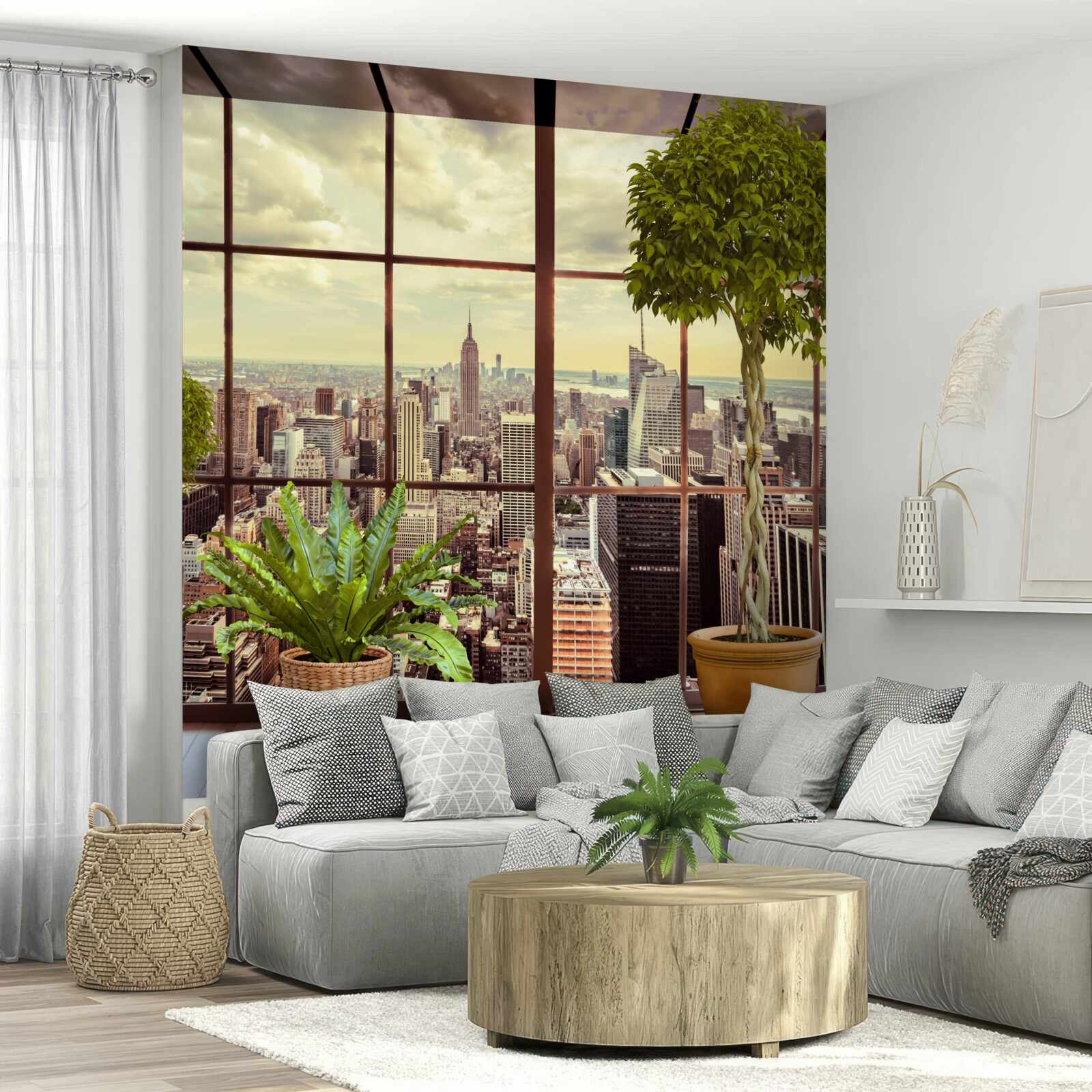 Fototapeten Eine tolle Landschaft von New York
