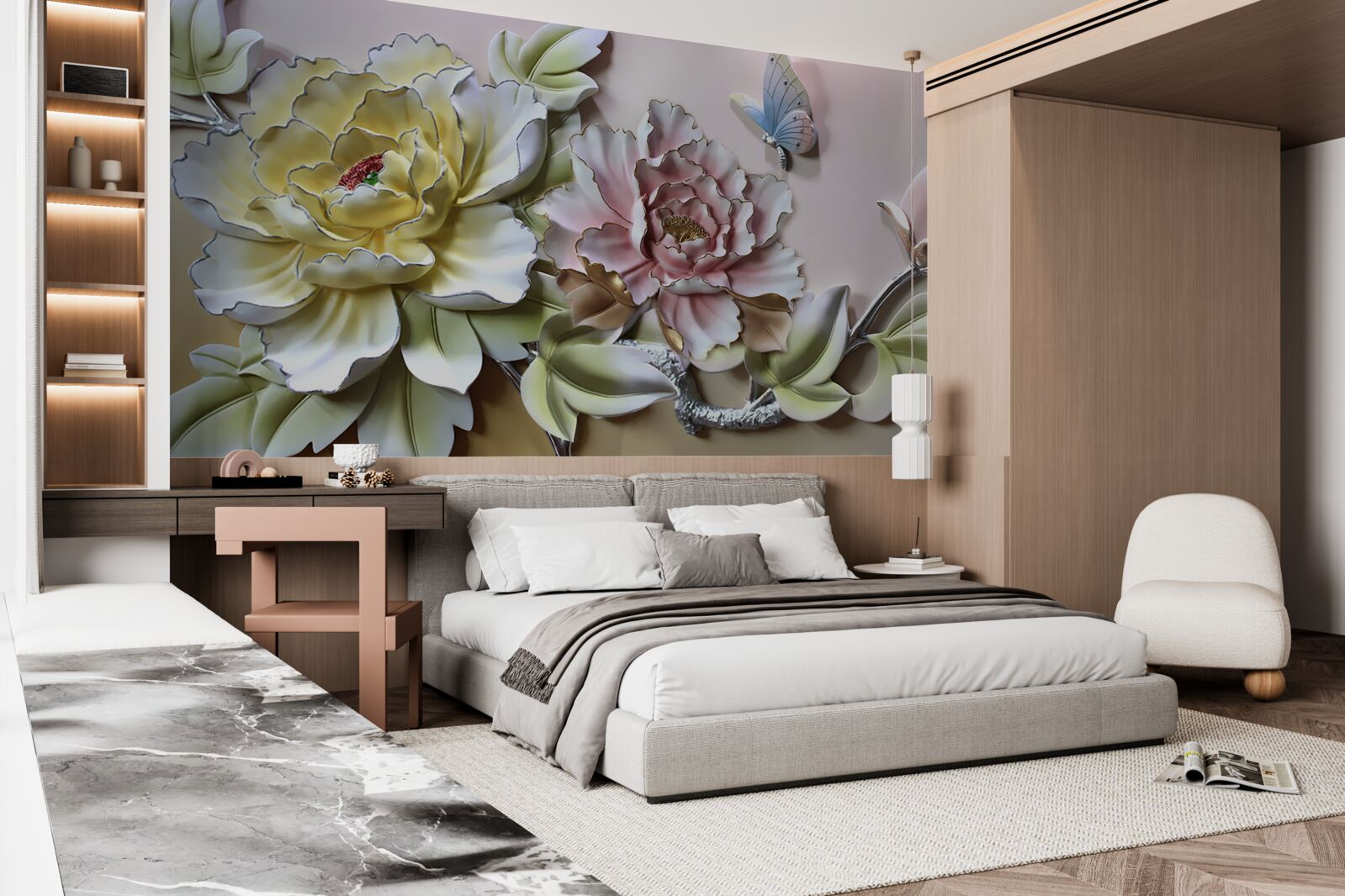 Fototapeten Zaubere Blumen