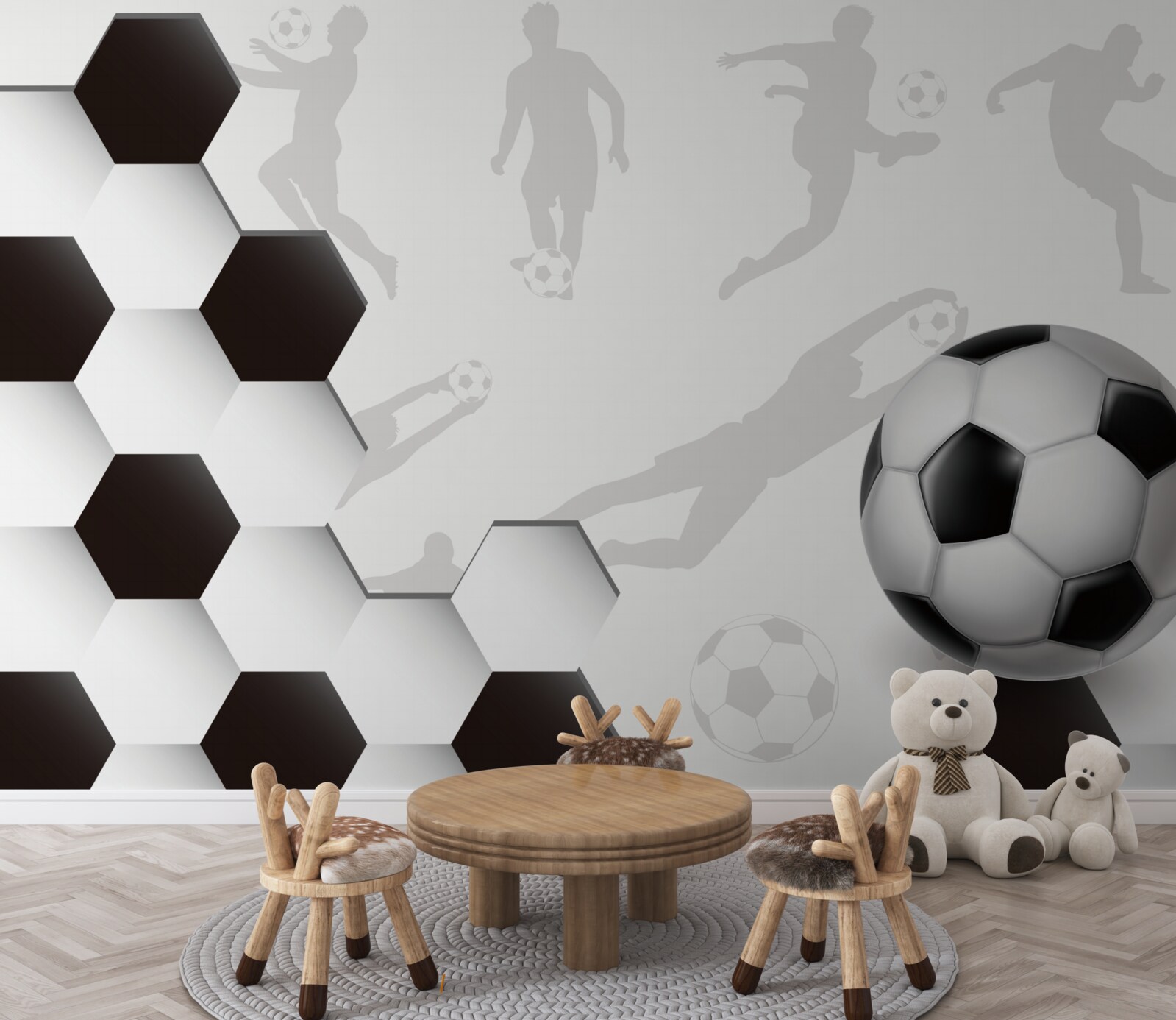 Fototapeten Fußballthema
