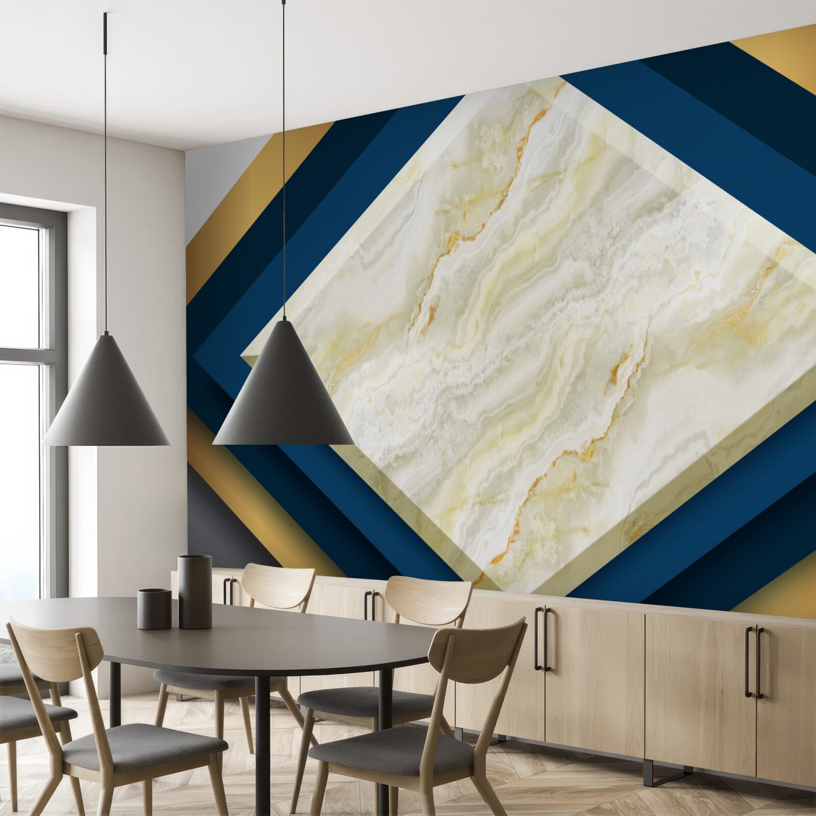 Fototapeten Panels mit effektiver Keramik