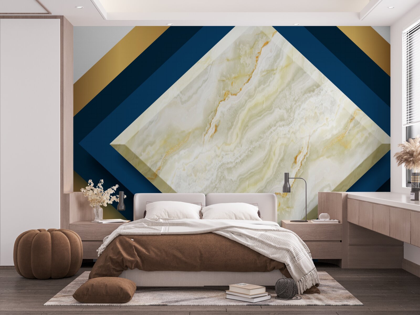 Fototapeten Panels mit effektiver Keramik