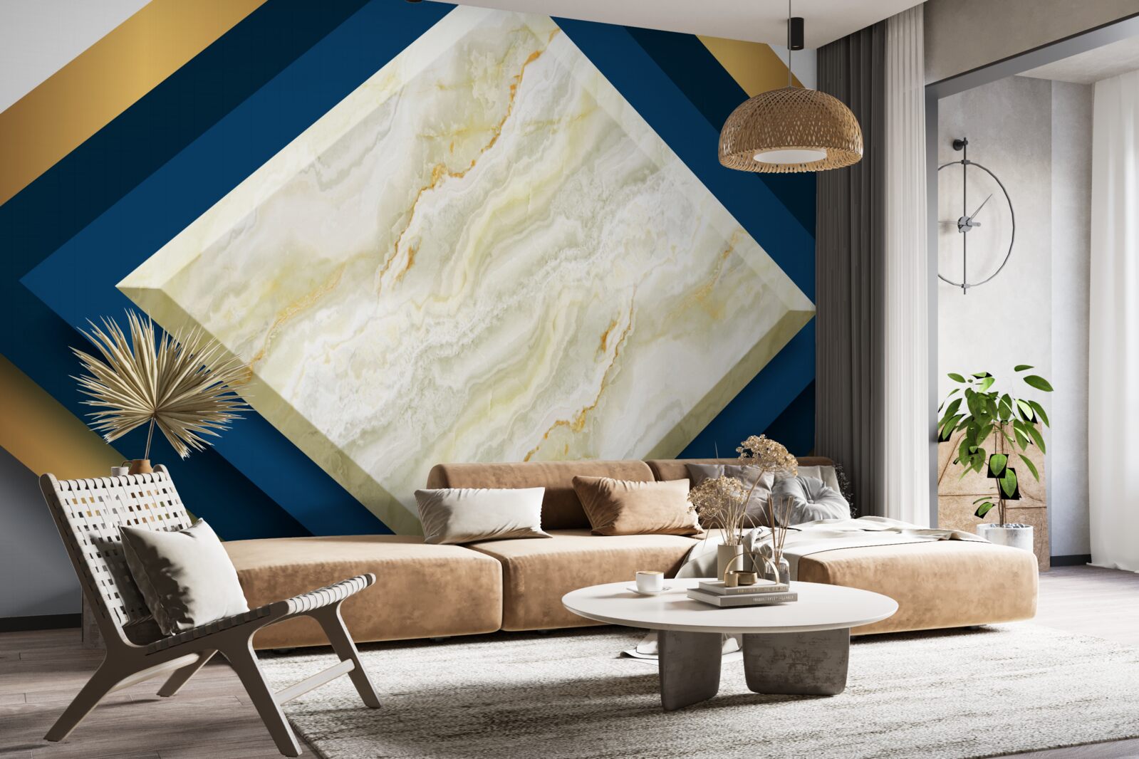 Fototapeten Panels mit effektiver Keramik