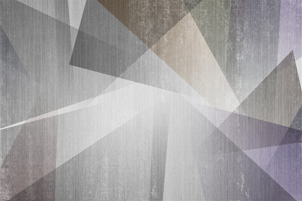 Fototapeten Hintergrund mit geometrischen Formen im abstrakten Stil