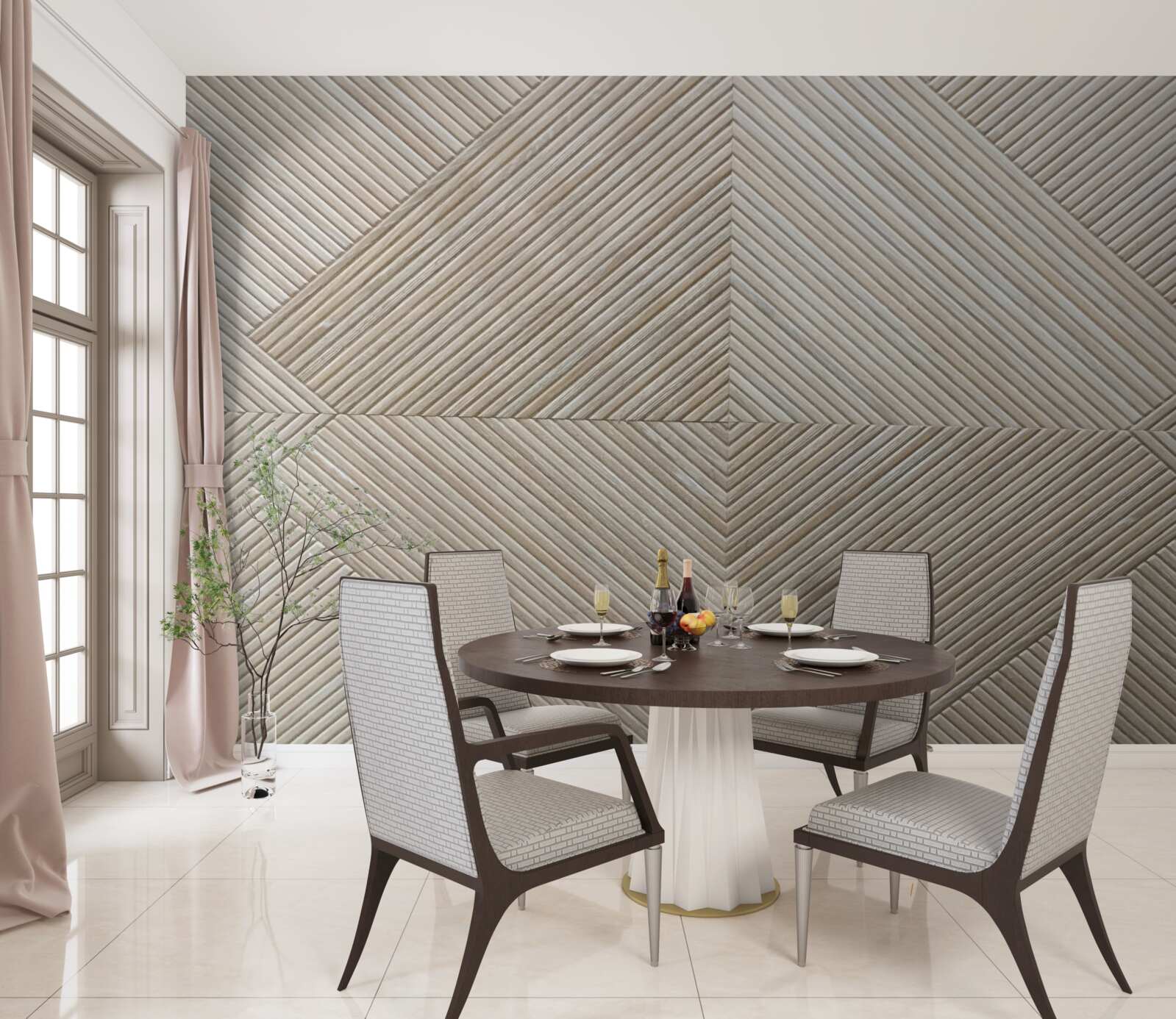 Fototapeten Beige Lambro
