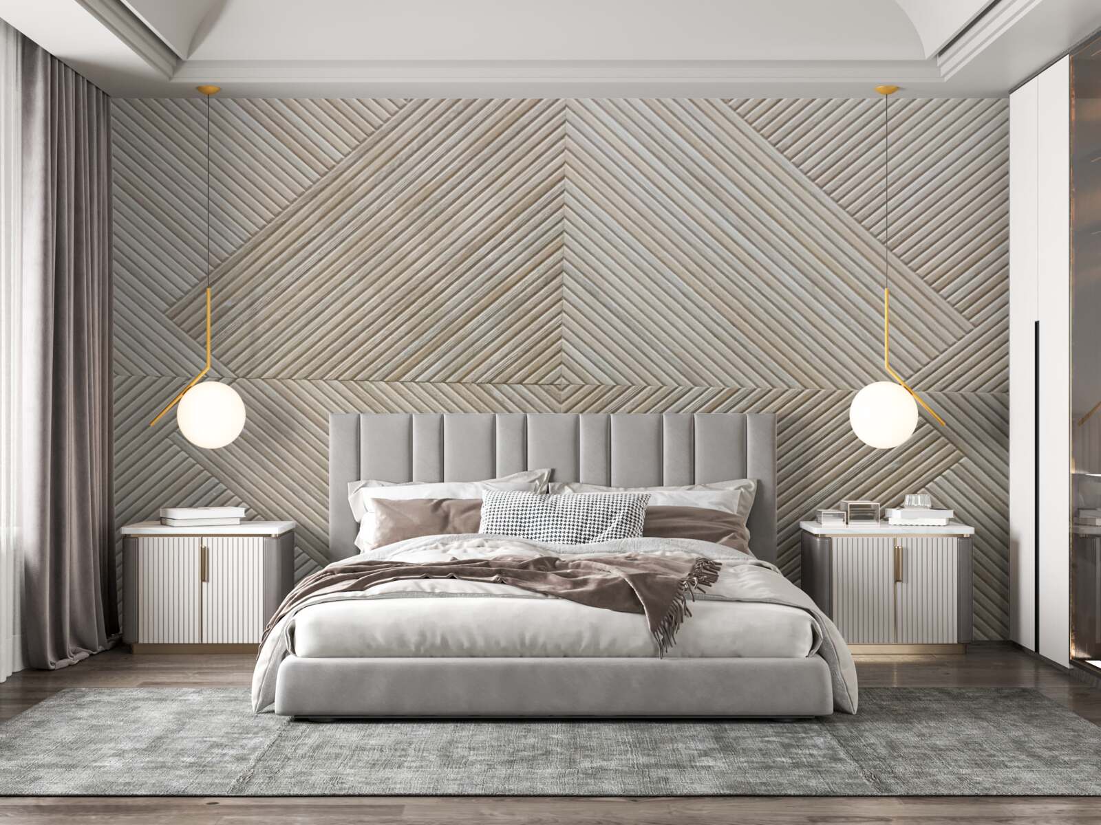 Fototapeten Beige Lambro