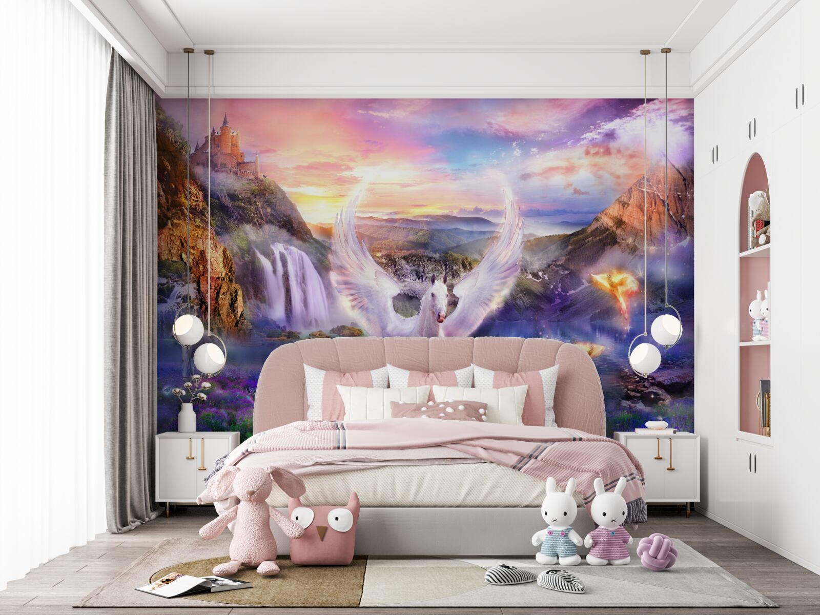 Fototapeten Fliegender Pegasus