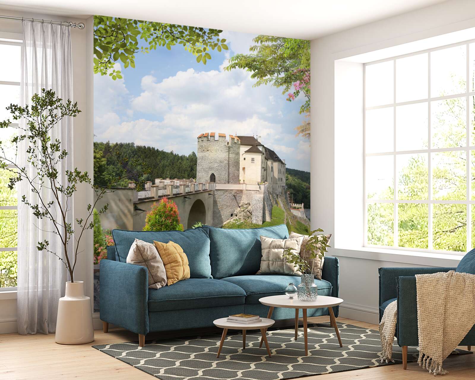 Fototapeten Sternberk Schloss in der Tschechischen Republik