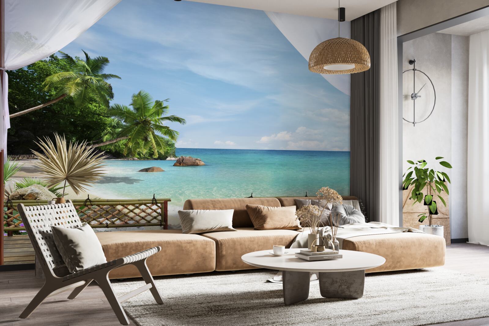 Fototapeten Zugang zum Strand und zur Seeküste