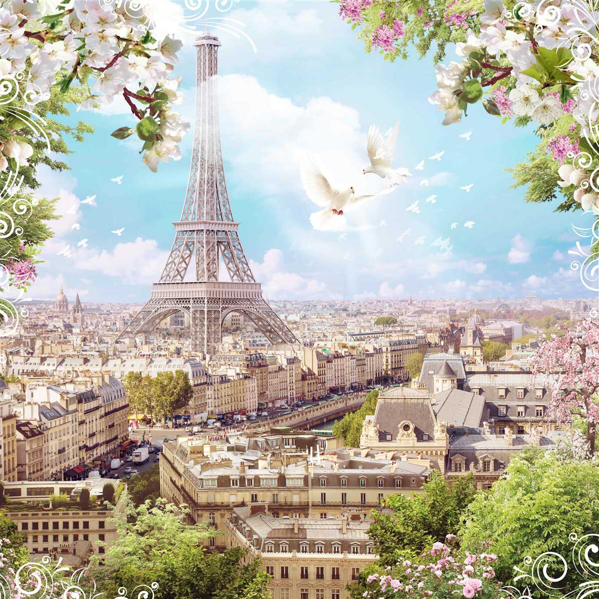Fototapeten Paris 'Gnade und Charme