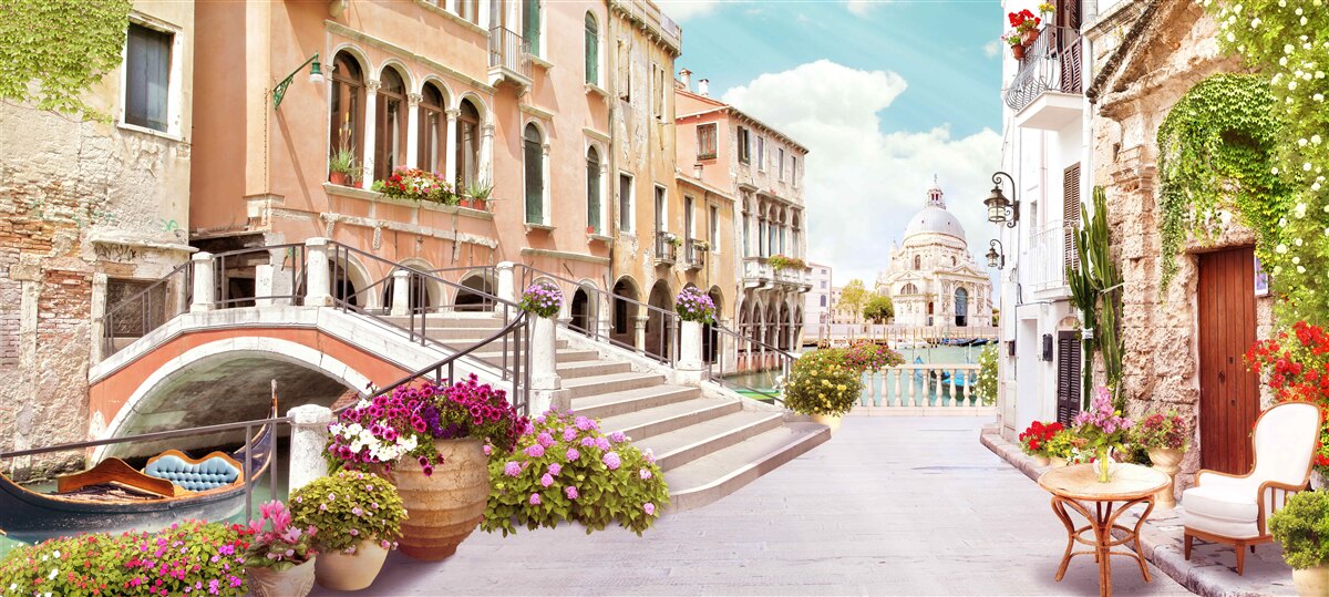 Fototapeten Häuser in Venedig