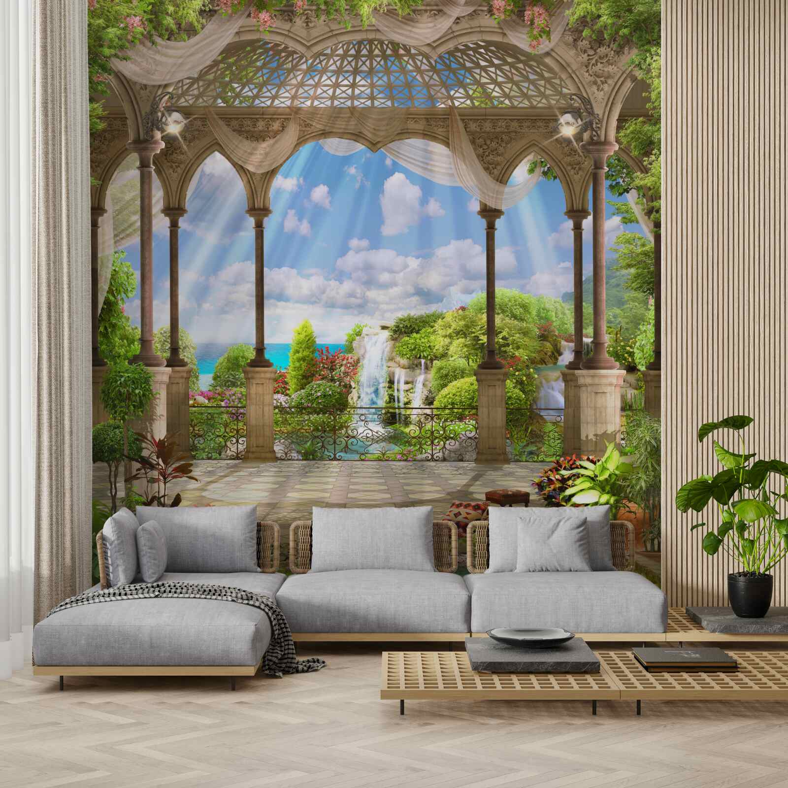 Fototapeten Äußerst attraktive Terrasse