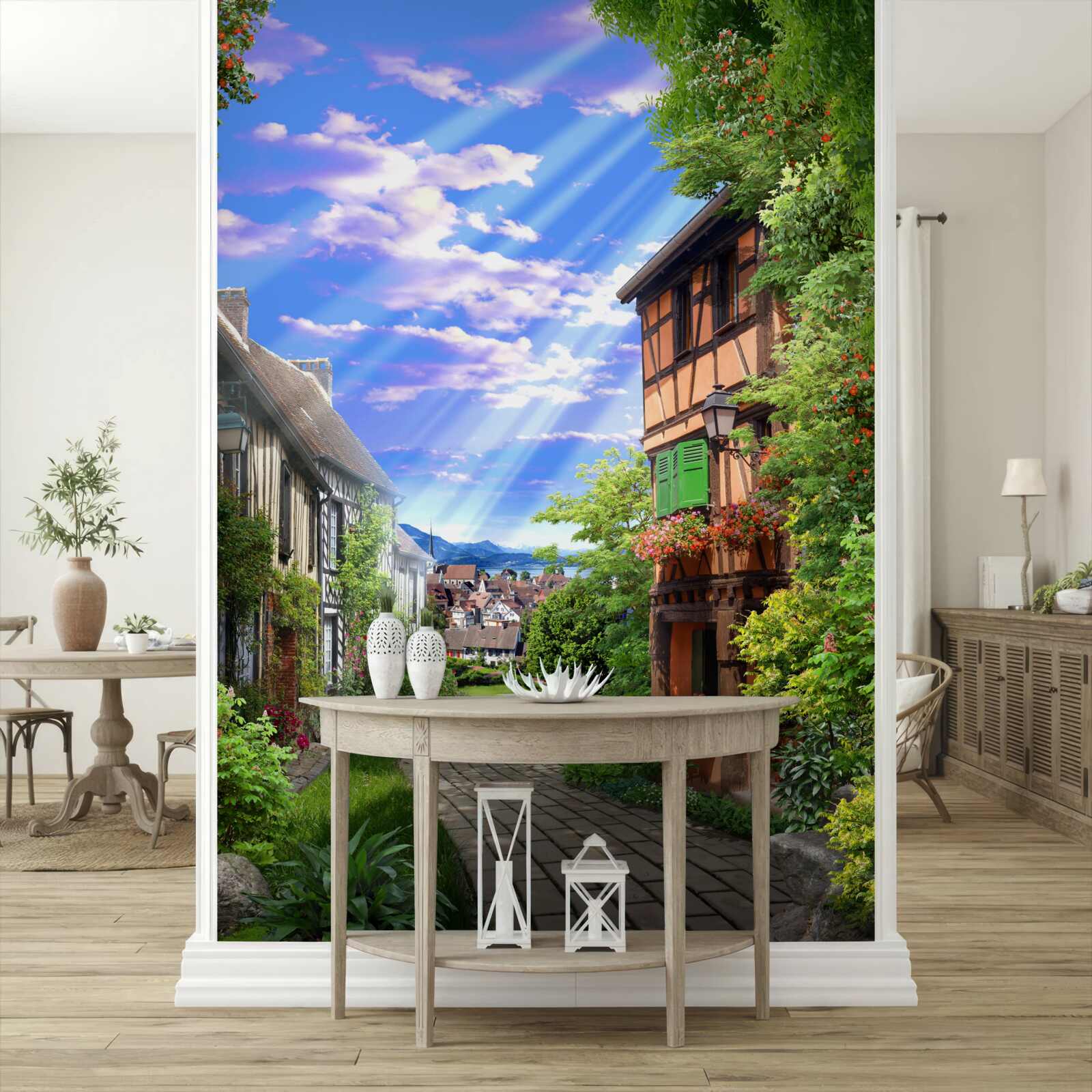 Fototapeten grünes Licht
