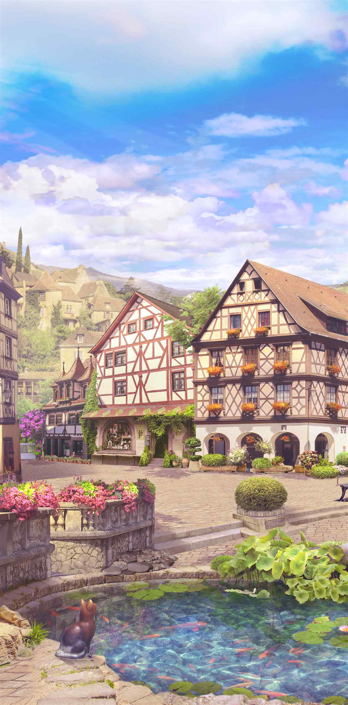 Fototapeten Eine schöne Aussicht auf die Stadt