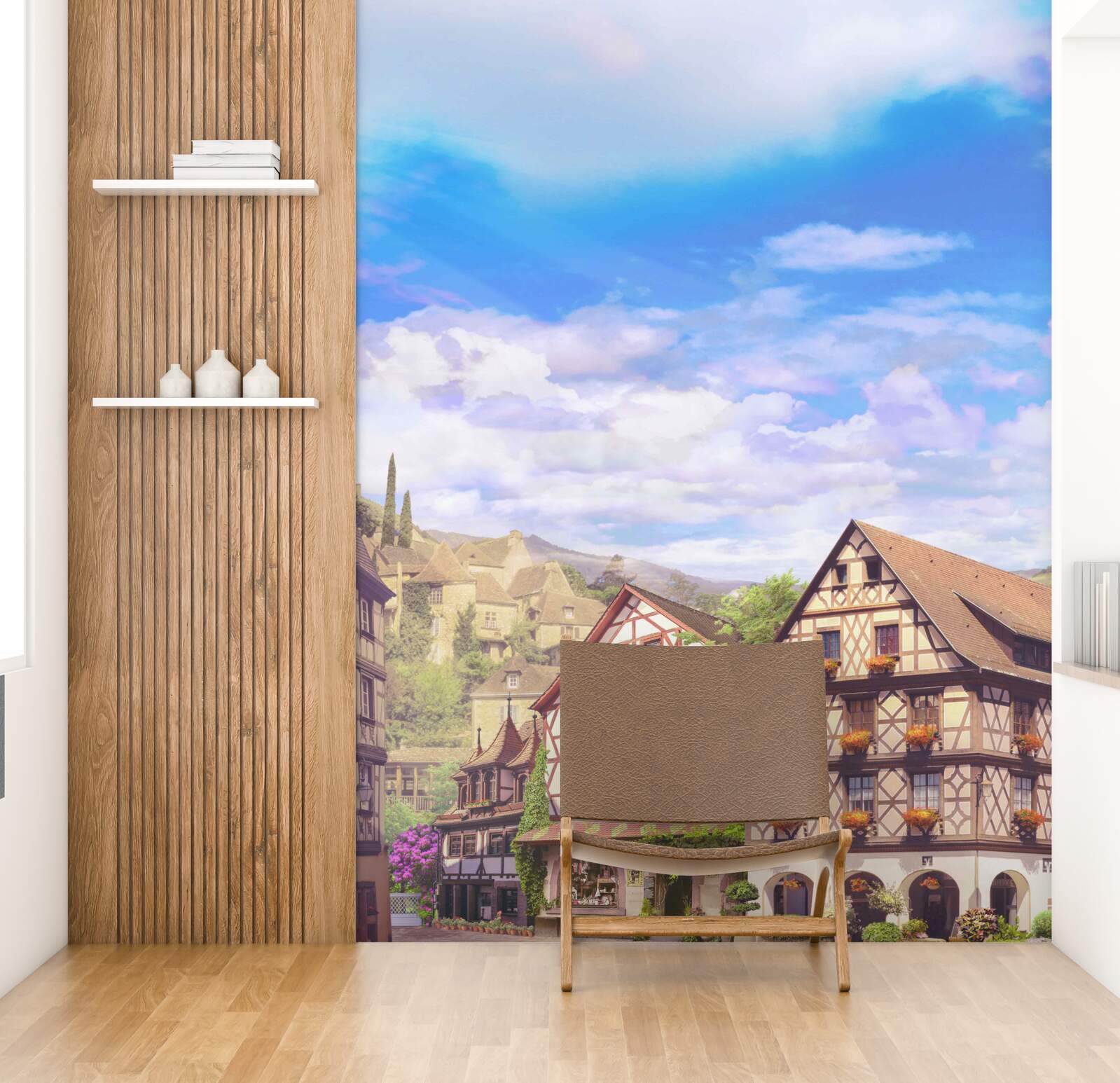 Fototapeten Eine schöne Aussicht auf die Stadt