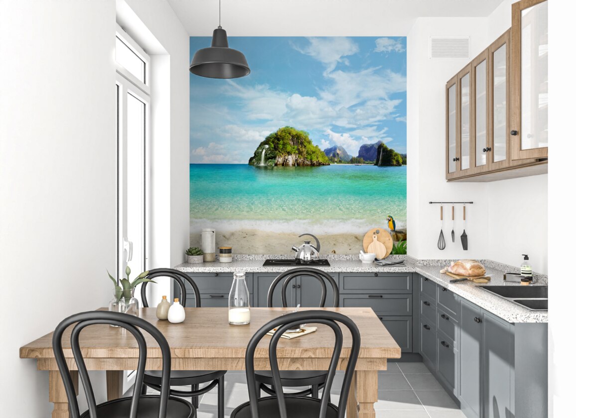 Fototapeten Eine schöne Landschaft vom Meer