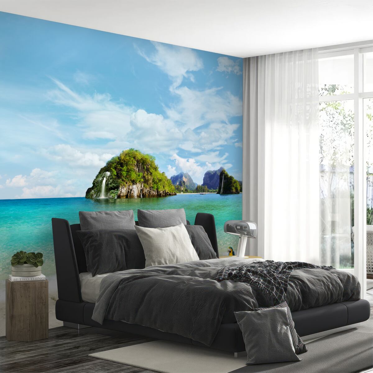 Fototapeten Eine schöne Landschaft vom Meer