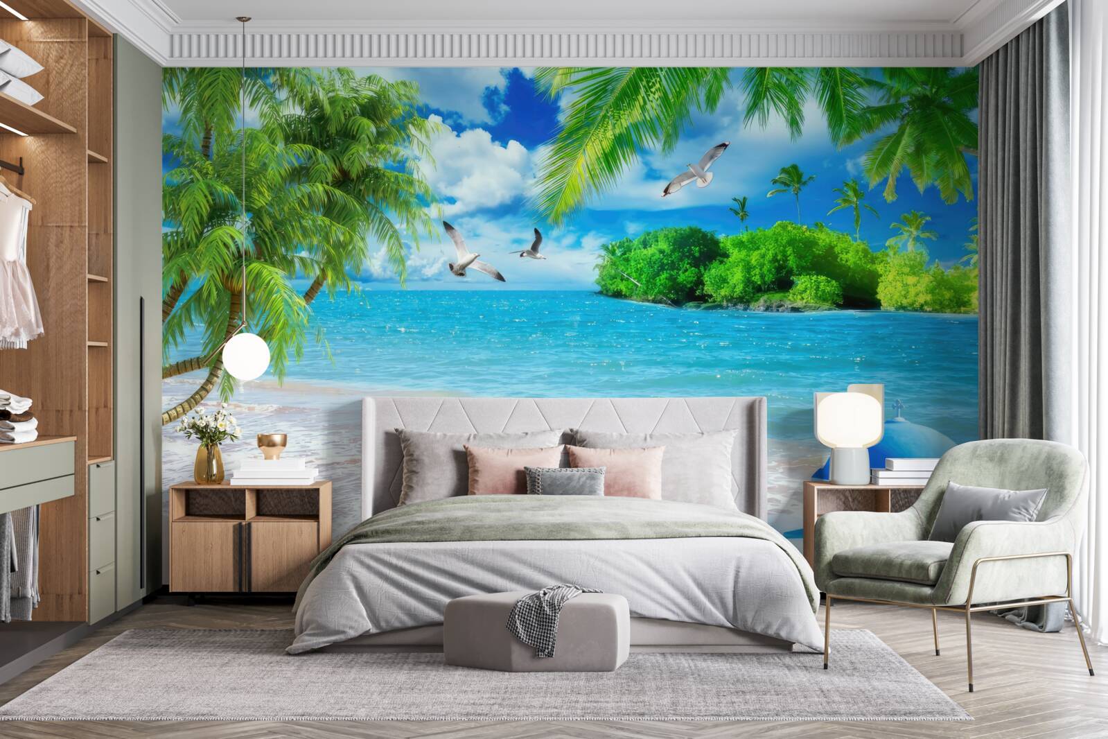 Fototapeten Tempel am Meer
