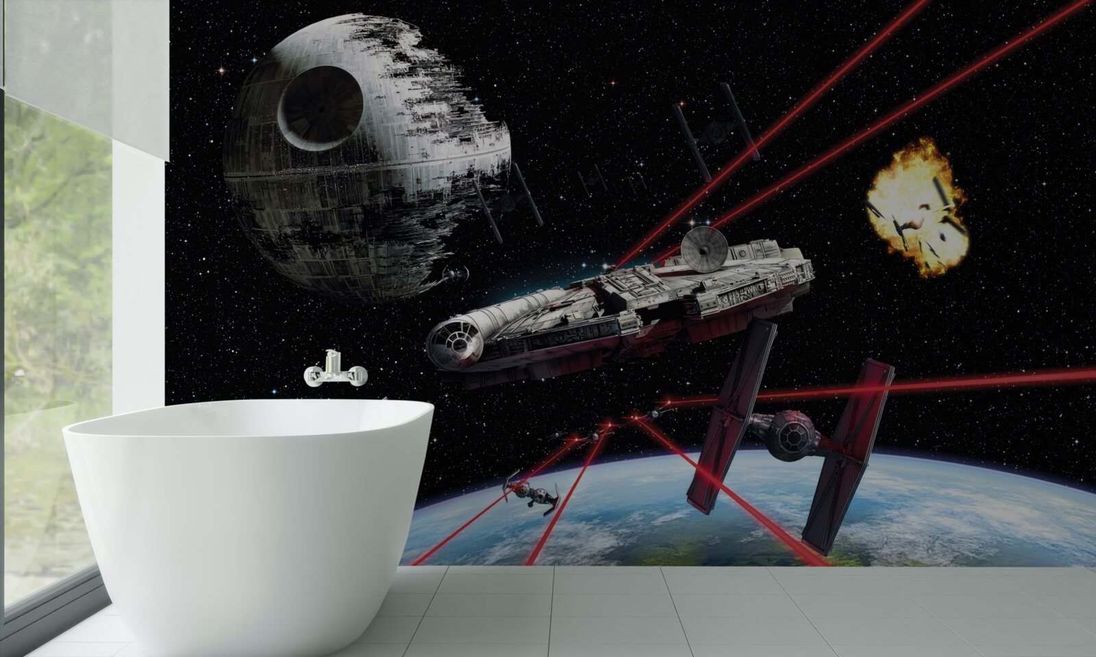 Fototapeten Weltraumschlachten