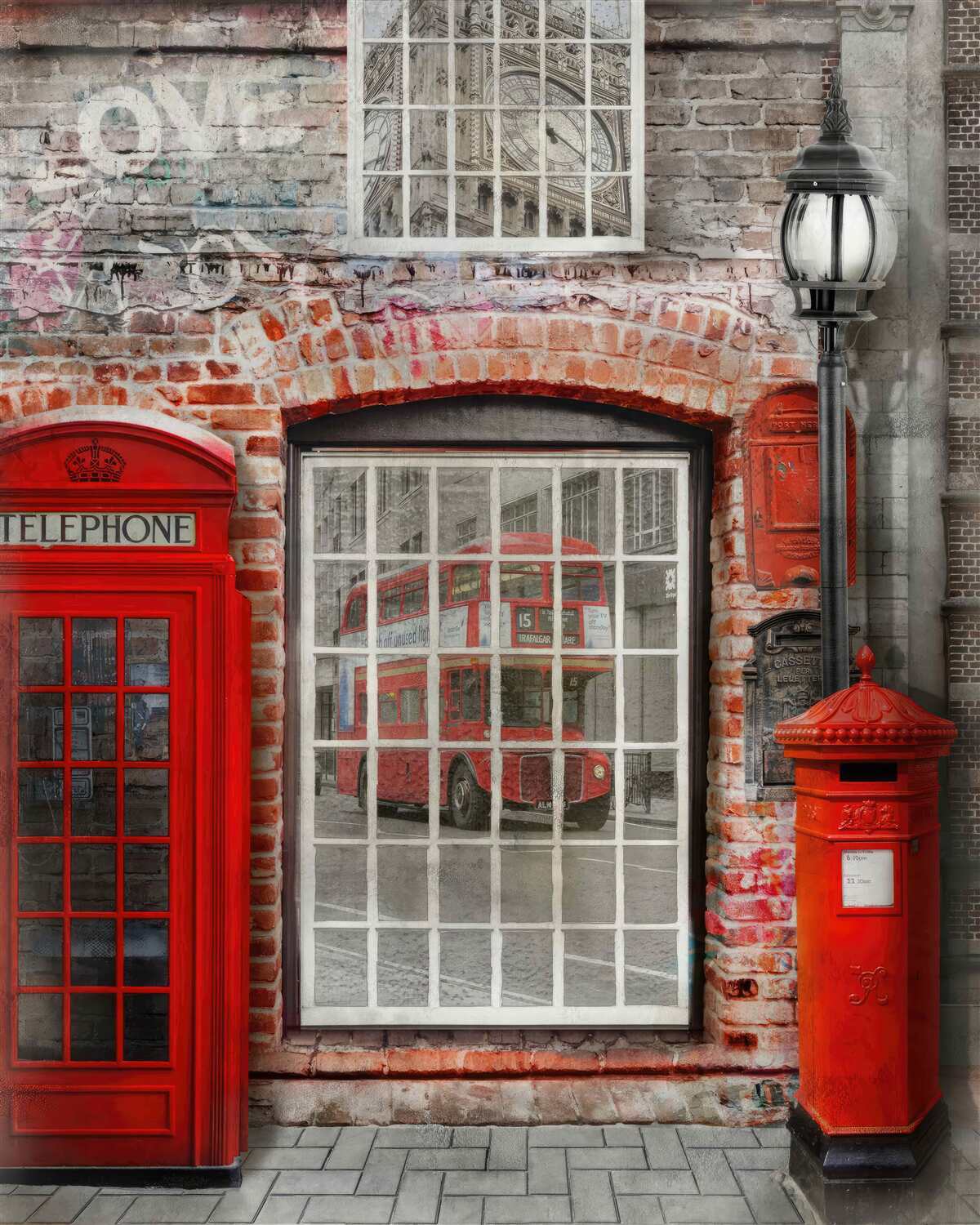Fototapeten Telefonzelle in London