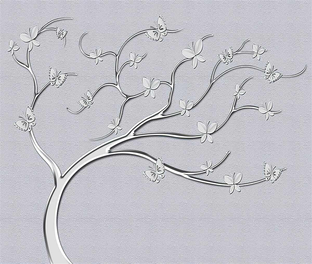 Fototapeten gebogener Baum
