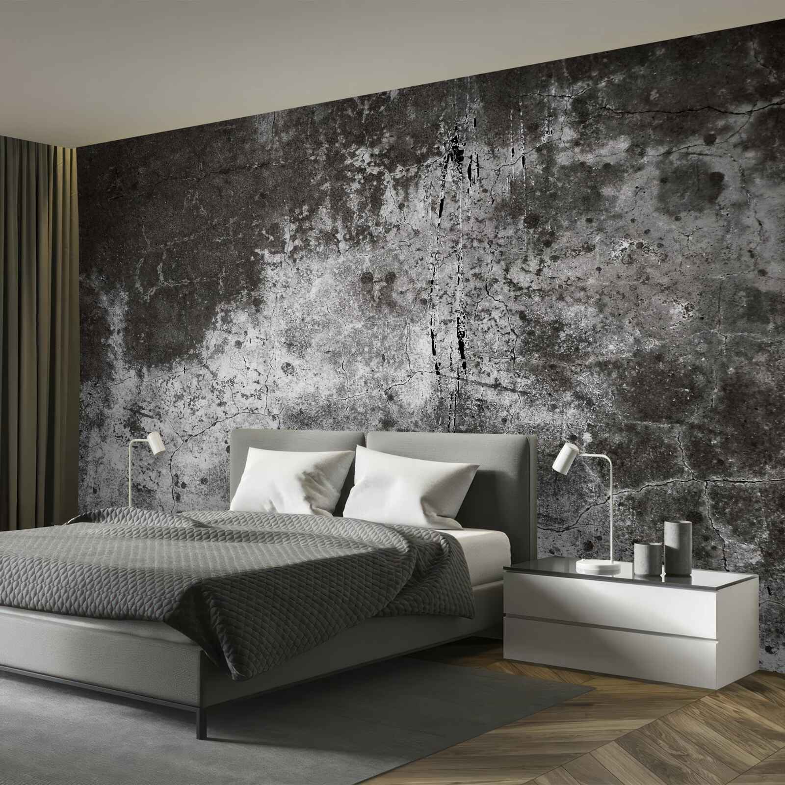 Fototapeten Alte graue Wand