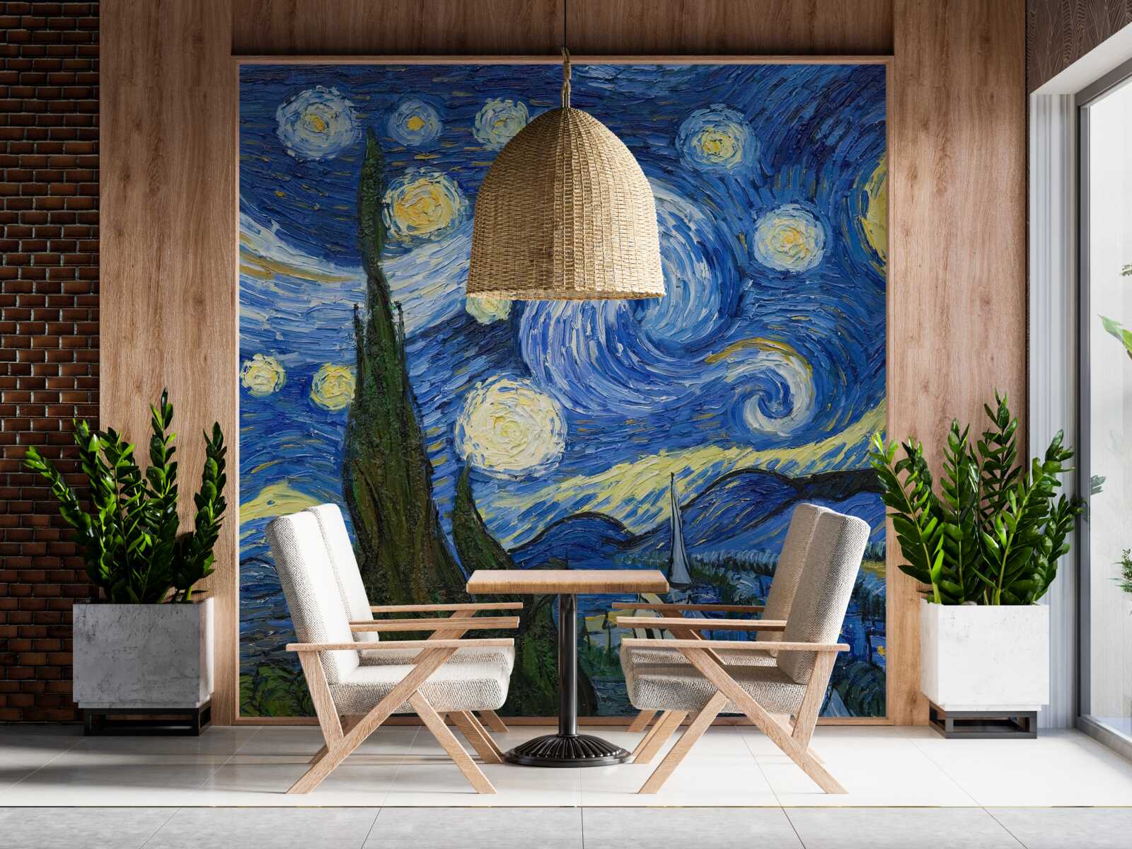 Fototapeten Die von Van Gogh gemalten Leinwand