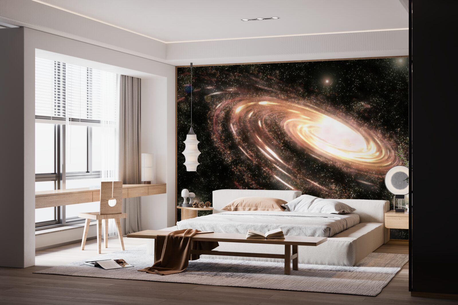 Fototapeten Galaxie im Weltraum
