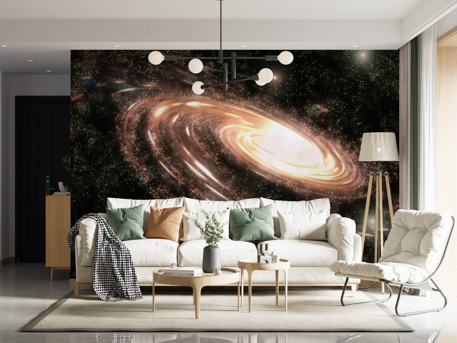 Fototapeten Galaxie im Weltraum
