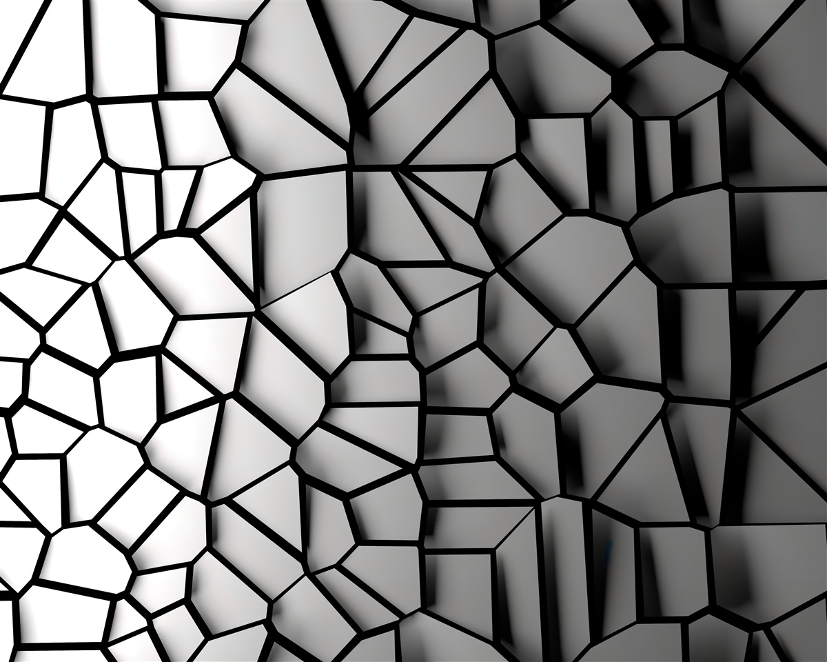 Fototapeten Weiße Wand mit einem Volumeneffekt