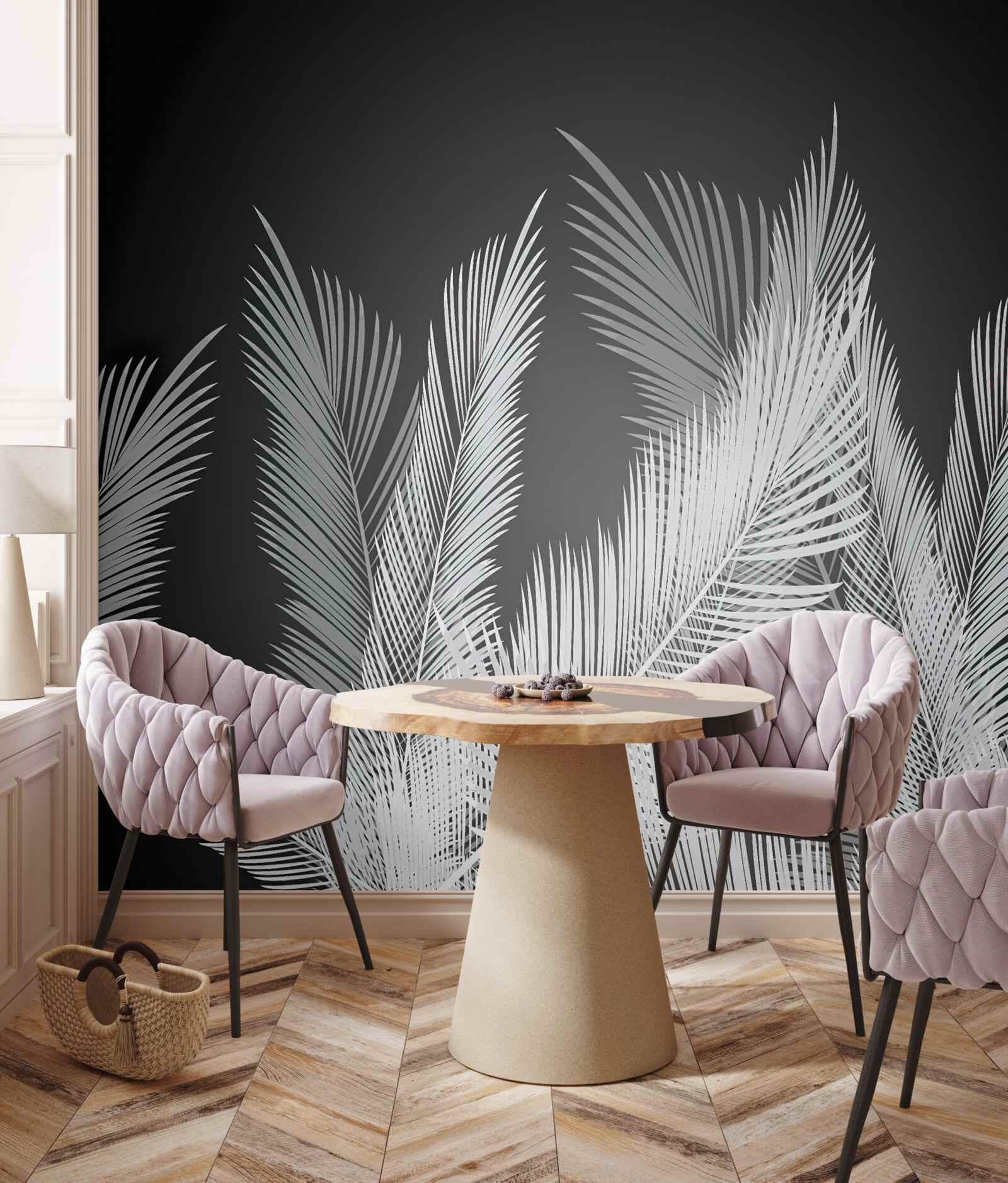 Fototapeten Große, elegante Blätter