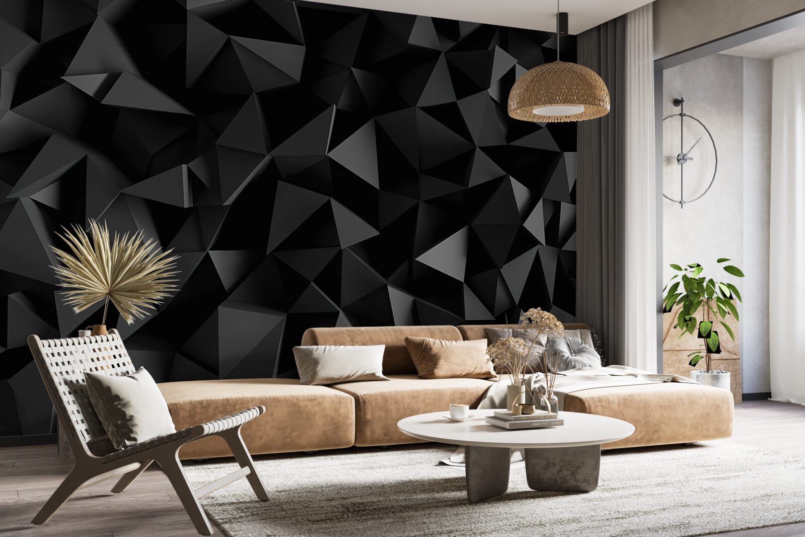 Fototapeten Zusammensetzung geometrischer Formen