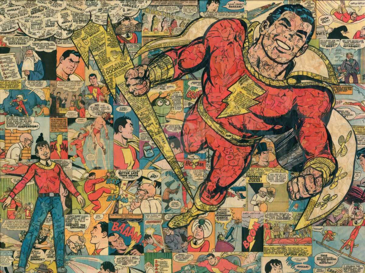 Fototapeten Fragmente von Comics