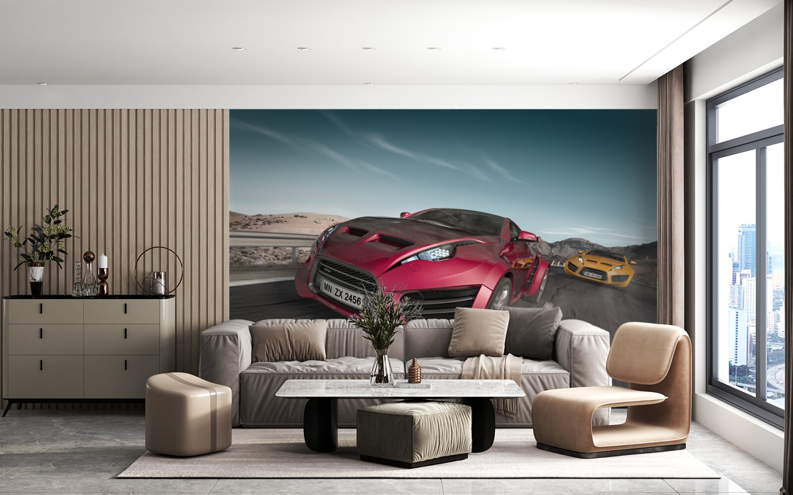 Fototapeten Luxusauto -Wettbewerbe