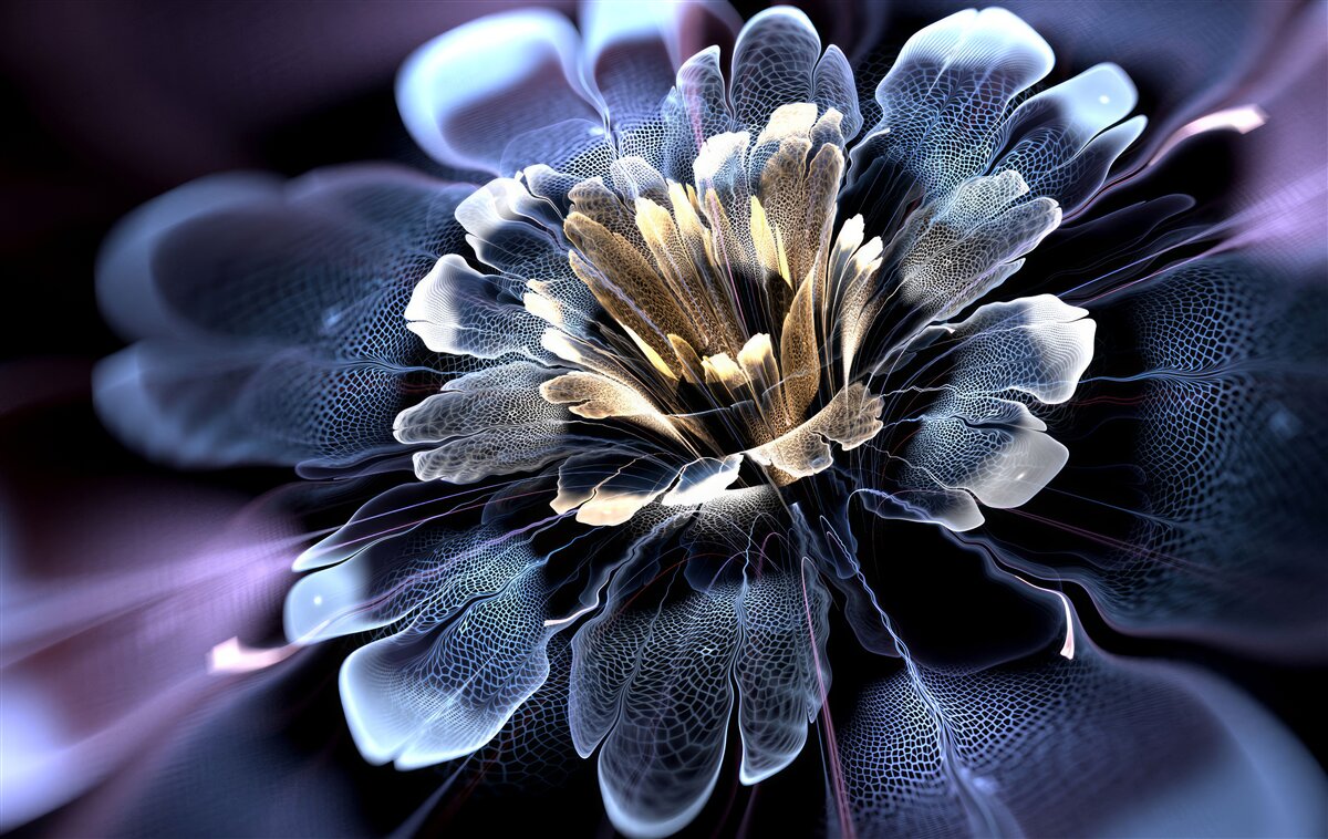 Fototapeten große exotische Blume