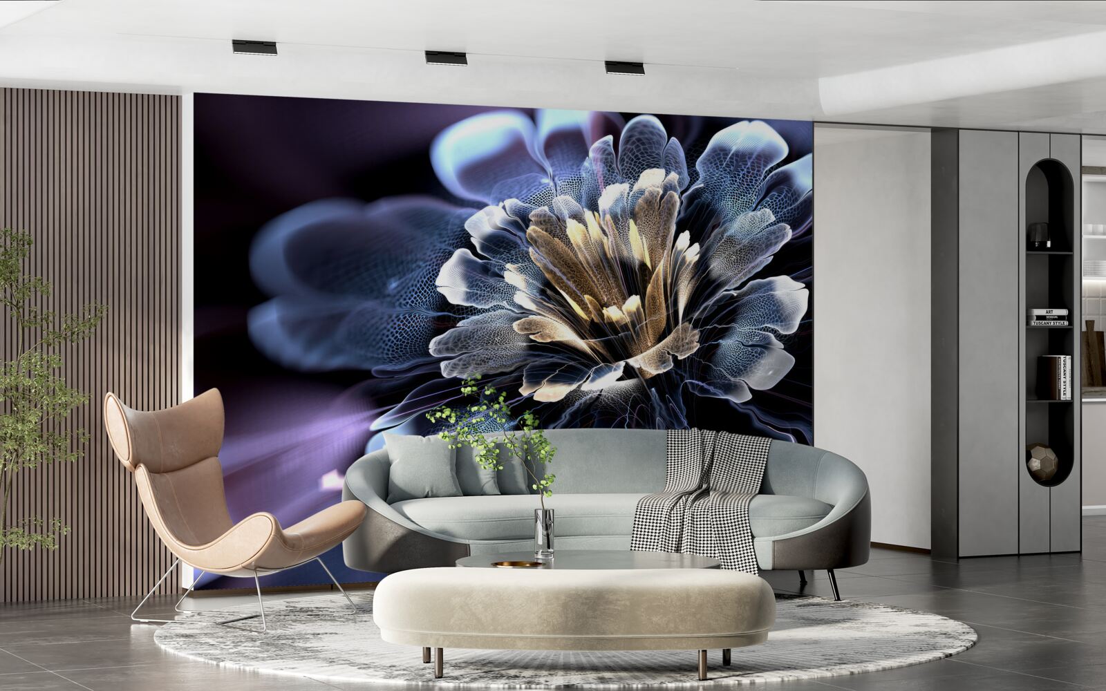 Fototapeten große exotische Blume