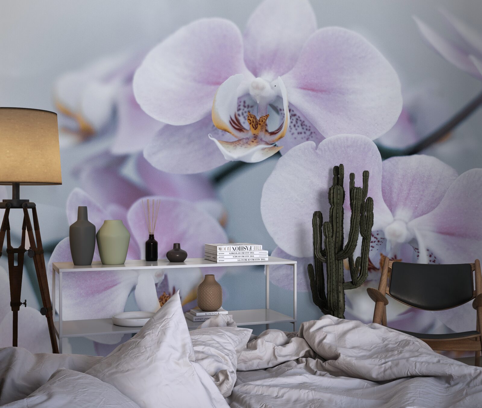 Fototapeten Große Orchideenblüten