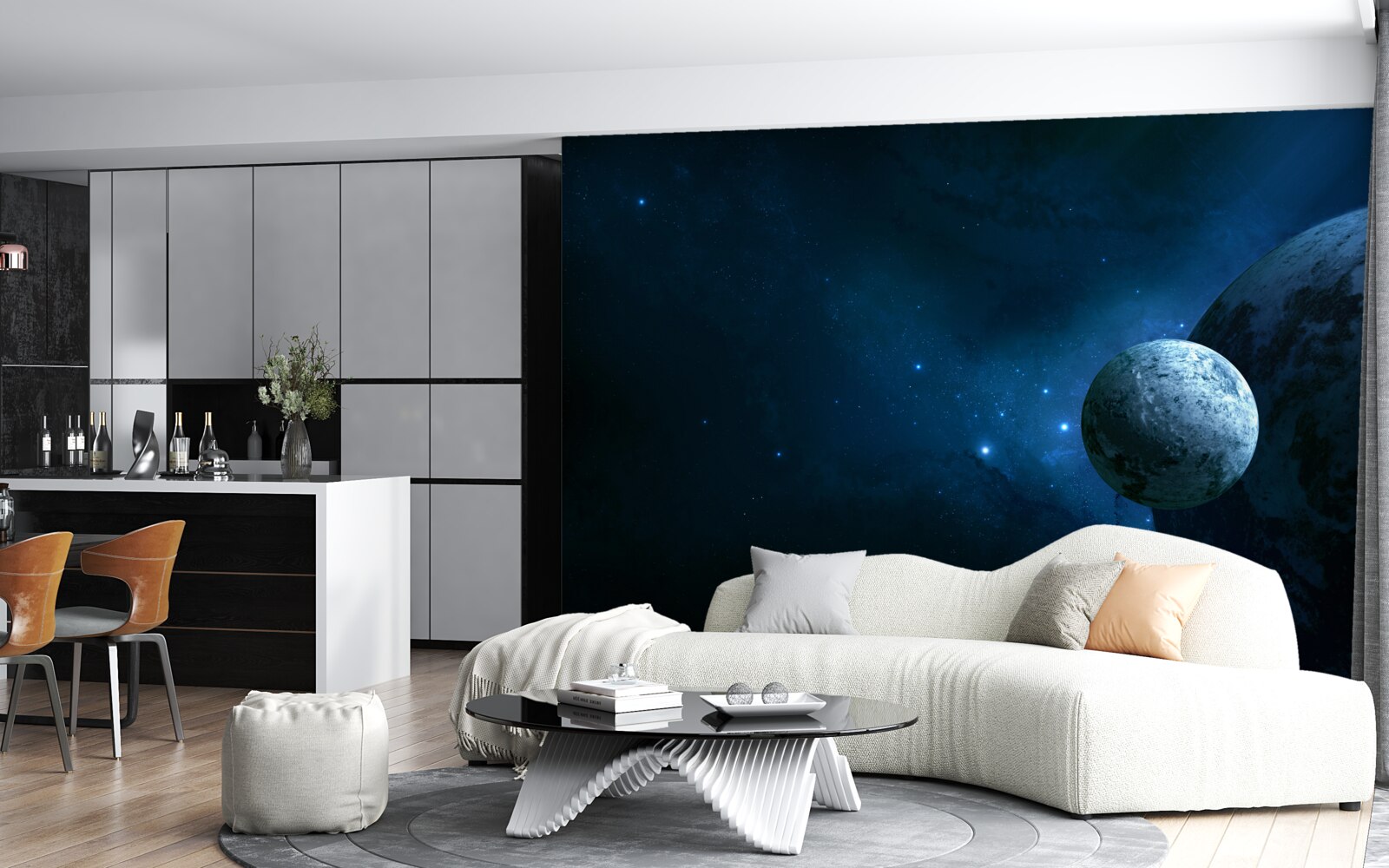 Fototapeten Bild des Planeten Erde