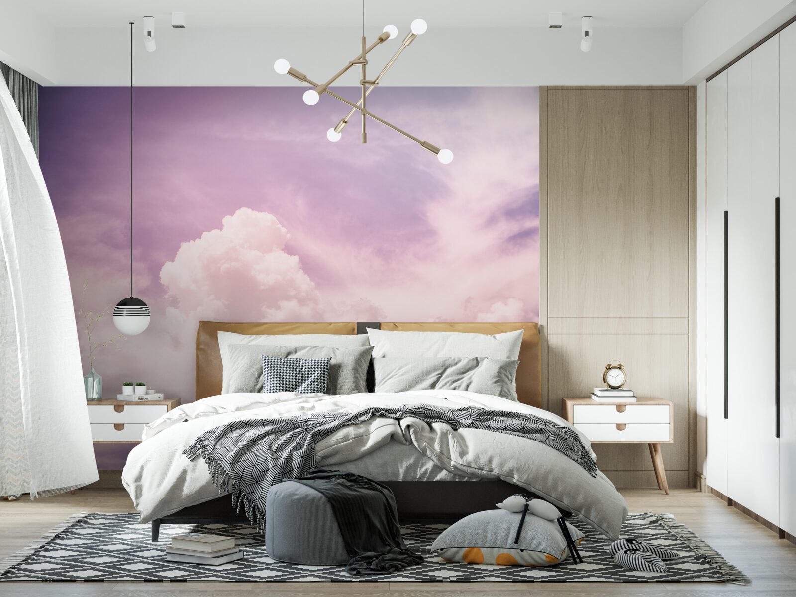 Fototapeten Weicher Himmel mit Wolken