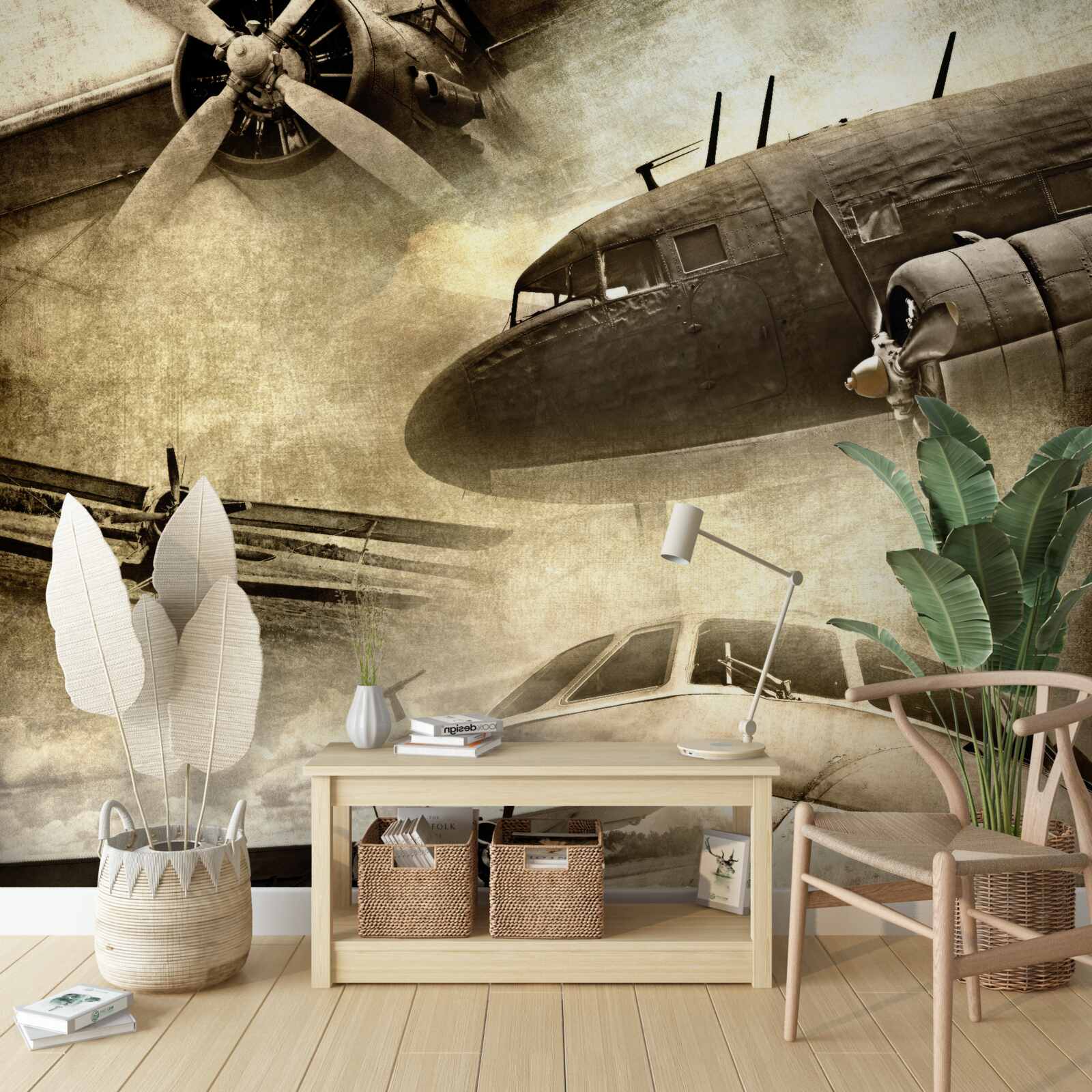 Fototapeten Flugzeuge präsentiert