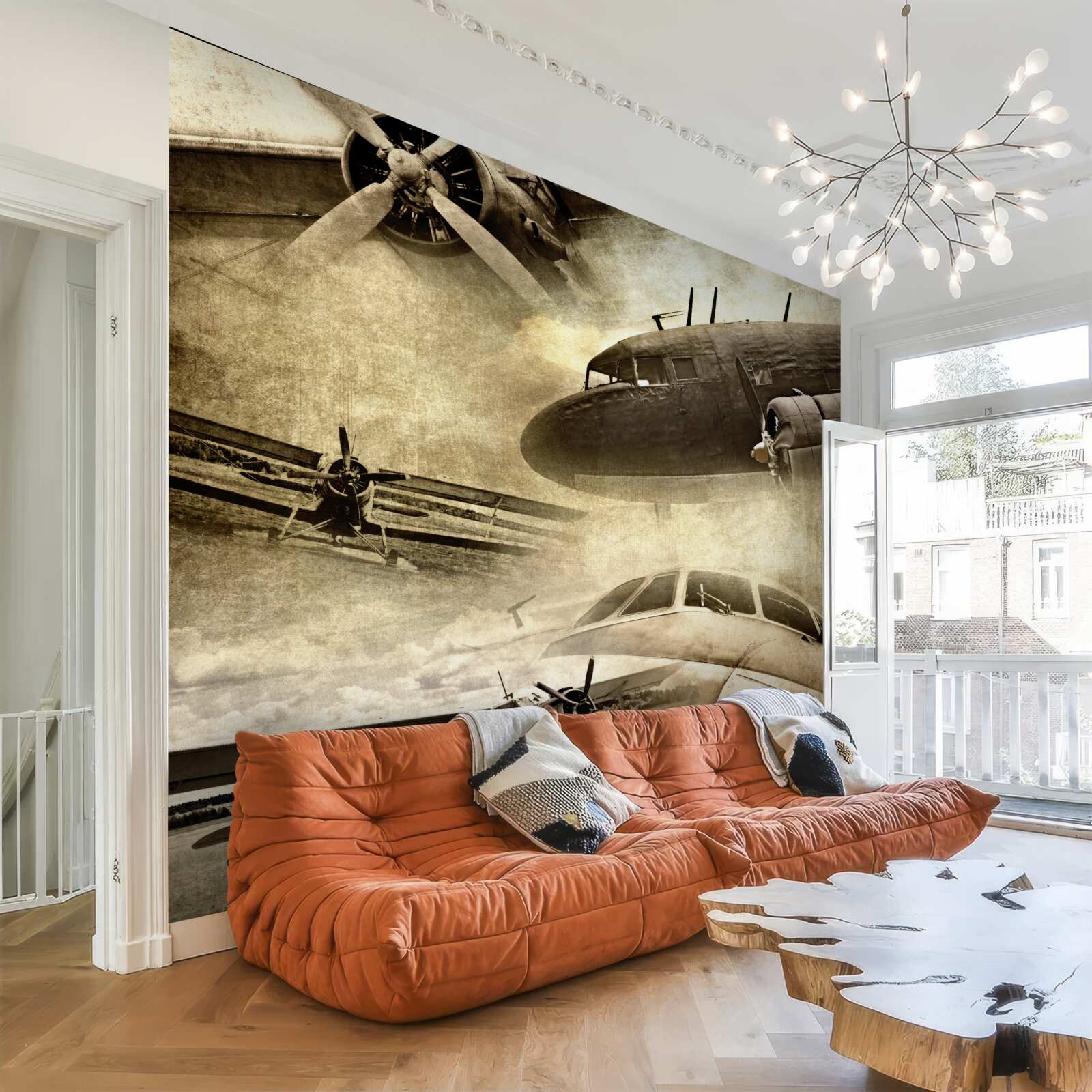 Fototapeten Flugzeuge präsentiert