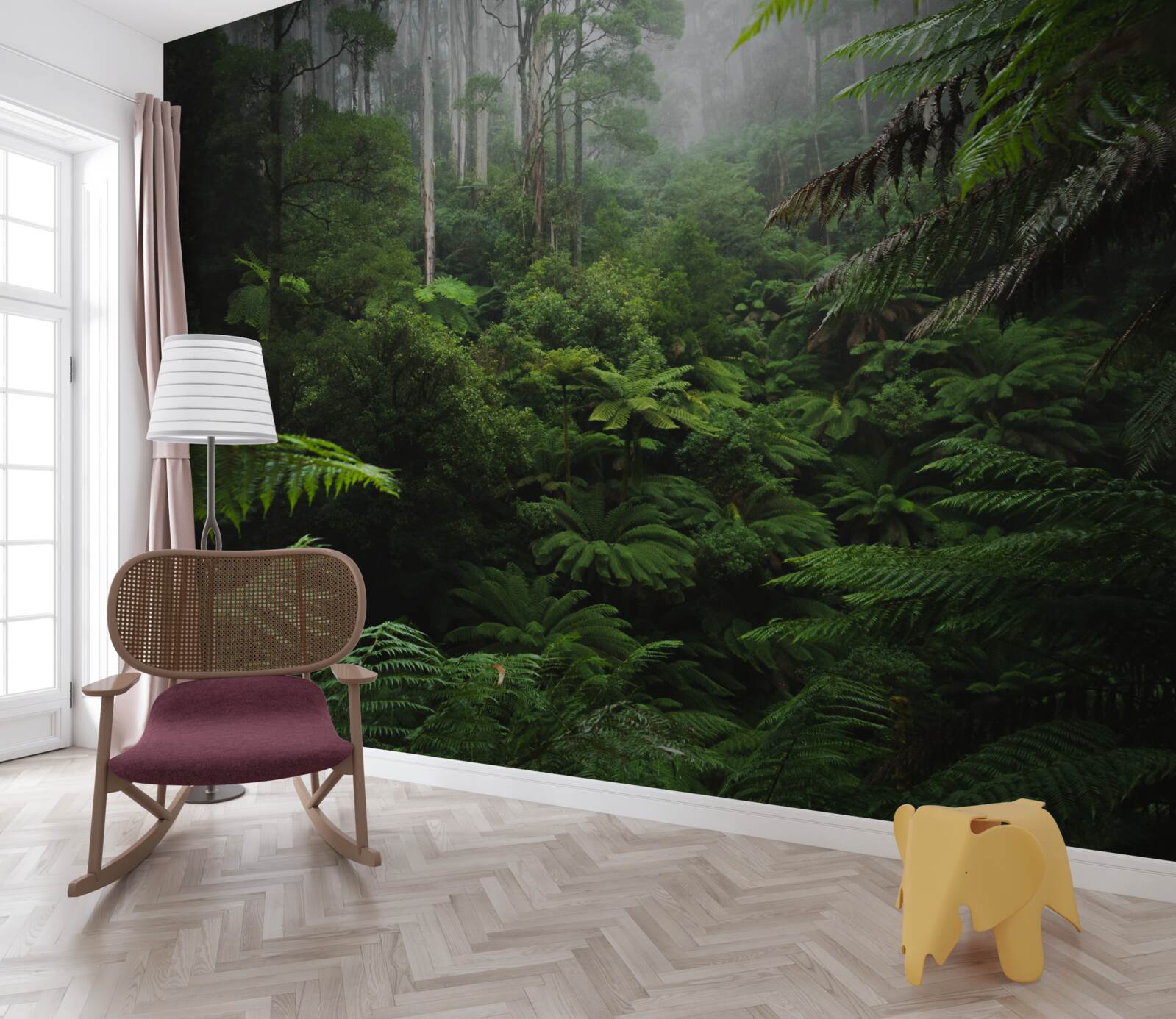 Fototapeten dichter Smaragdwald