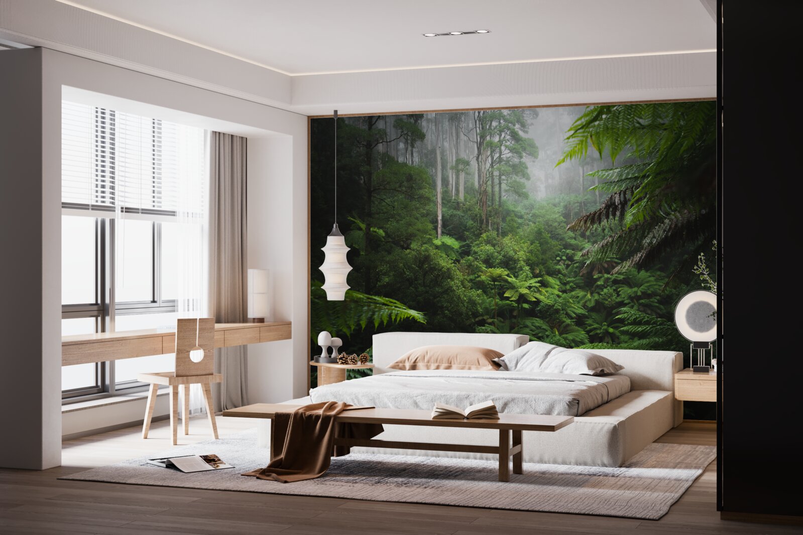 Fototapeten dichter Smaragdwald
