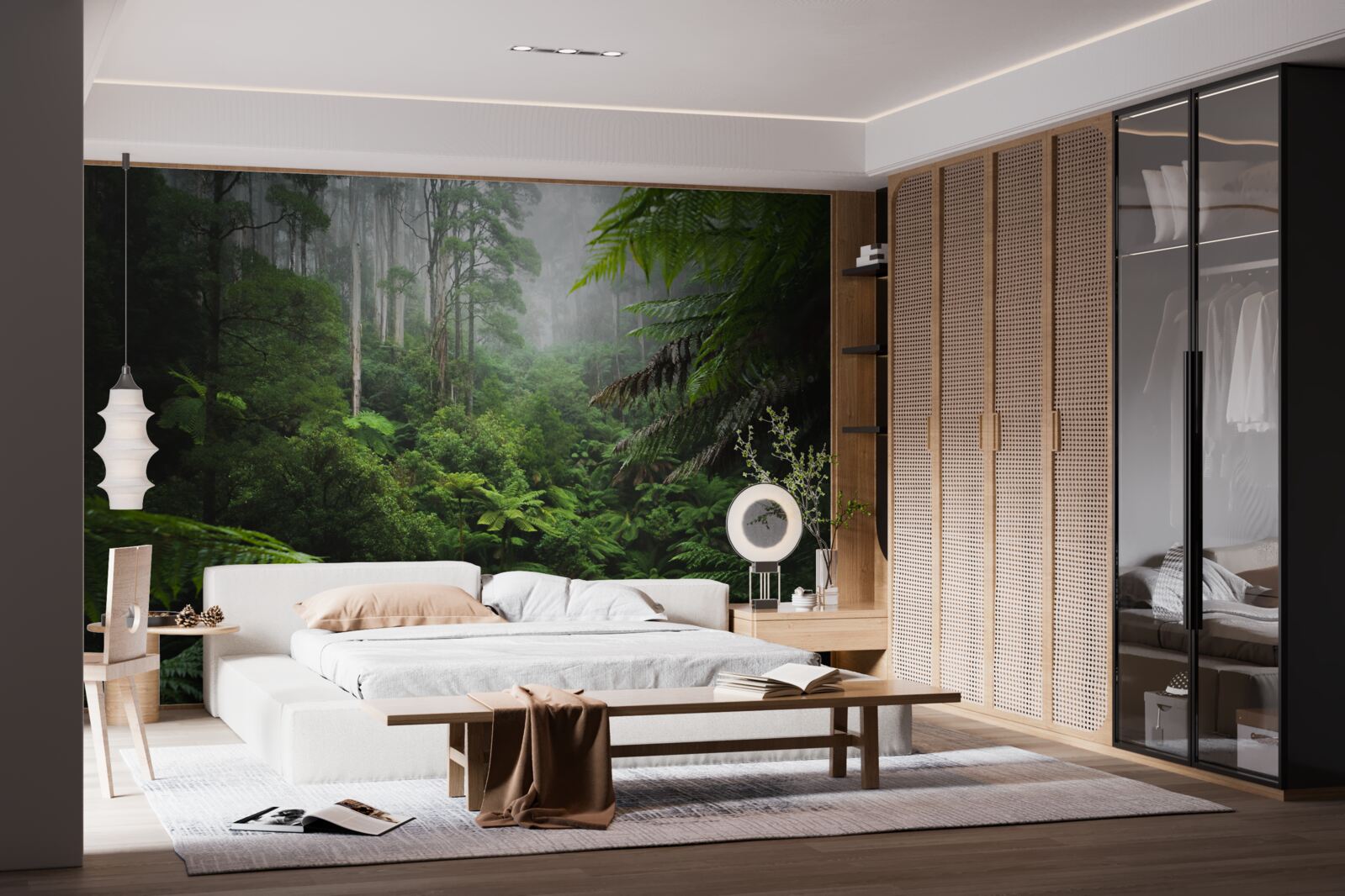Fototapeten dichter Smaragdwald