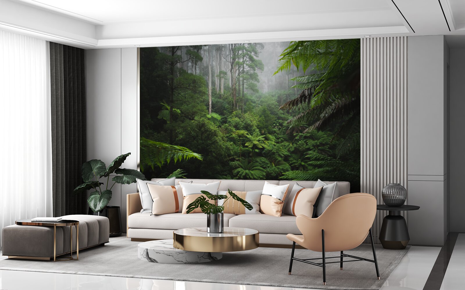 Fototapeten dichter Smaragdwald