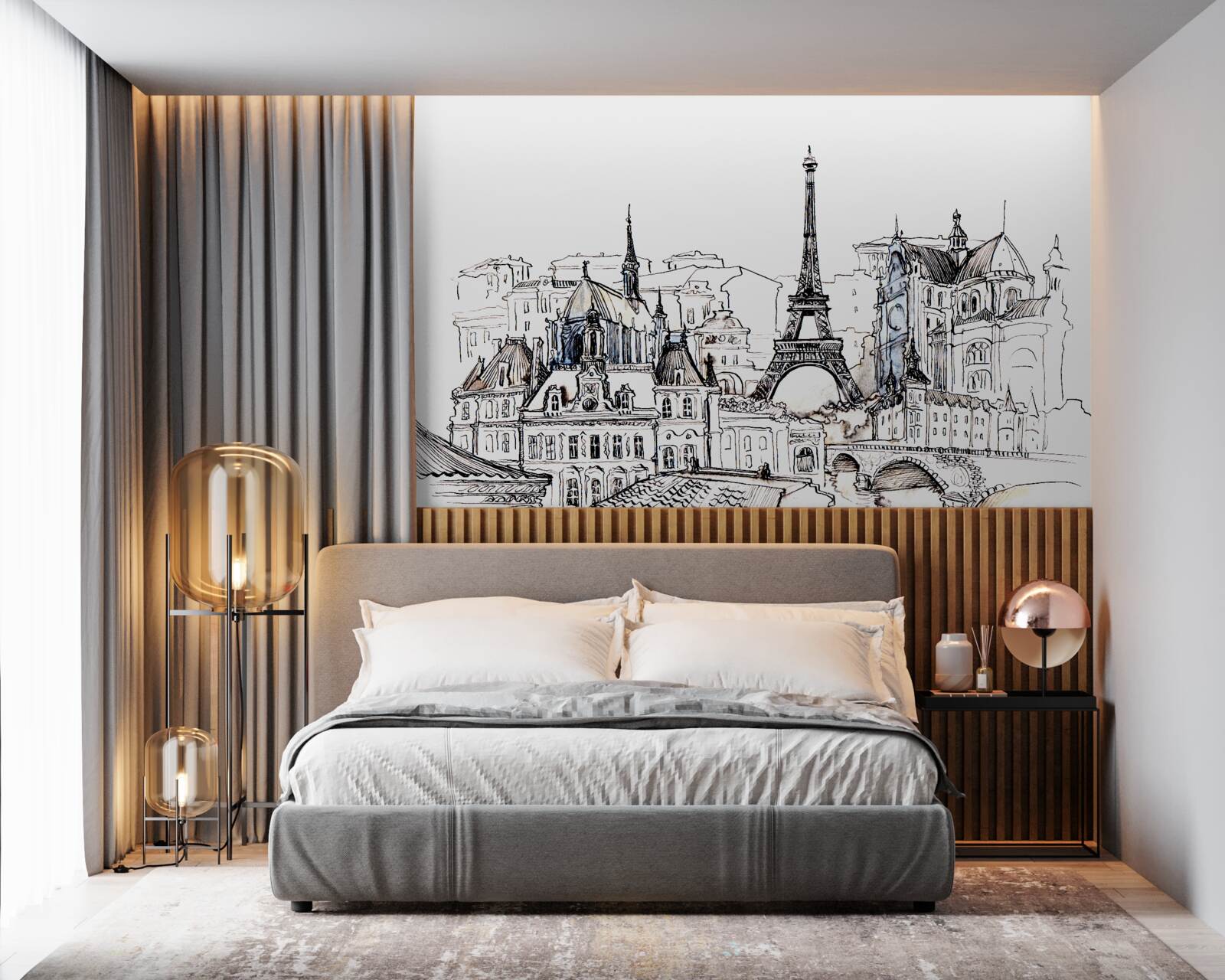 Fototapeten Paris -Denkmäler präsentiert