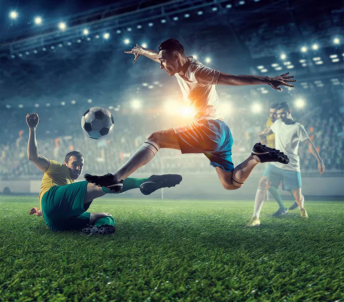 Fototapeten Fußballspiel