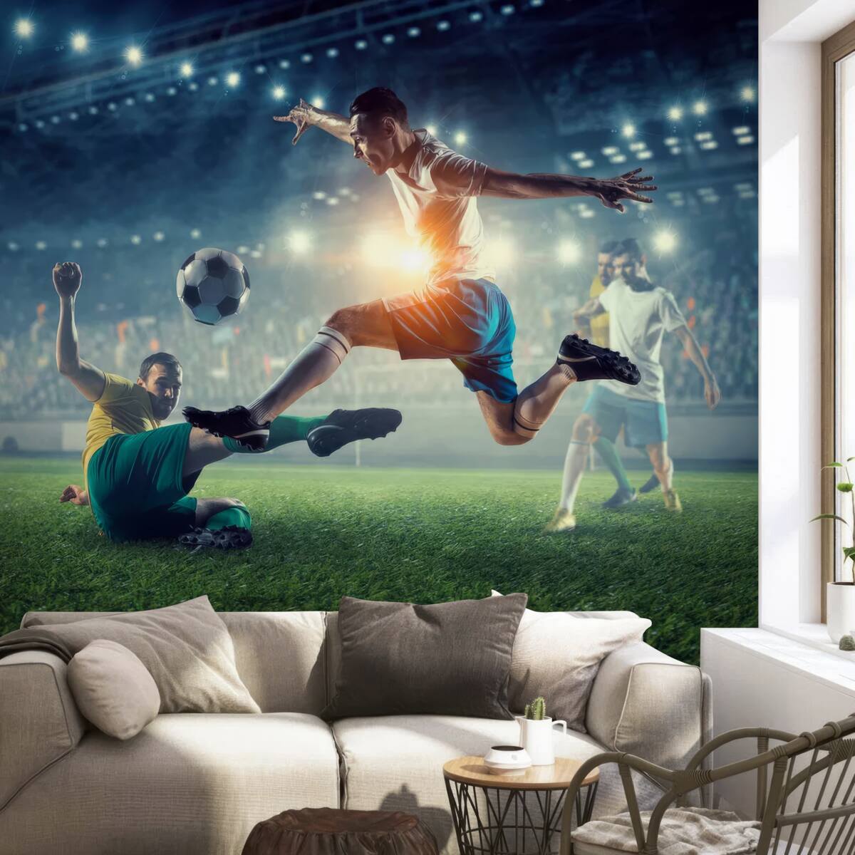 Fototapeten Fußballspiel