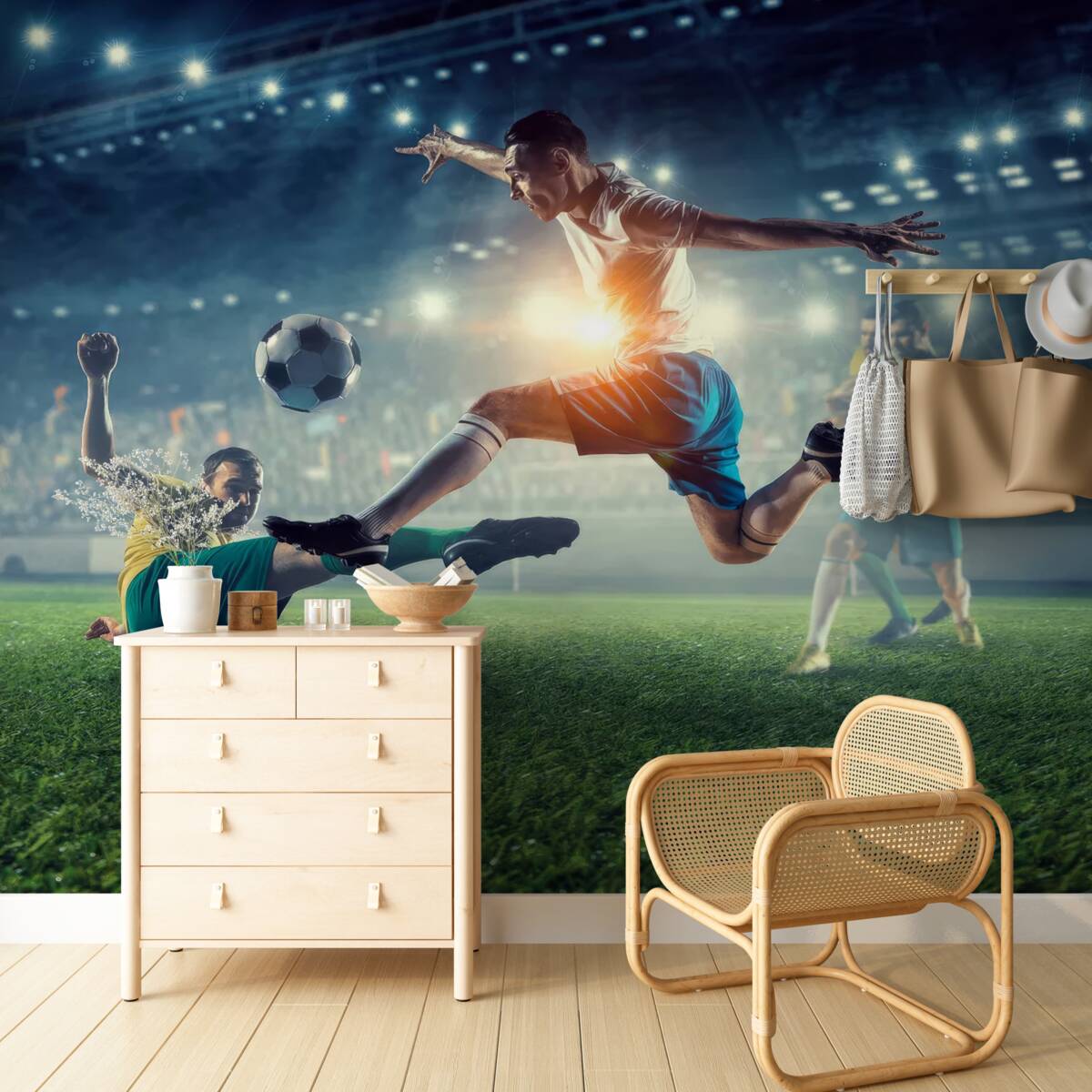 Fototapeten Fußballspiel