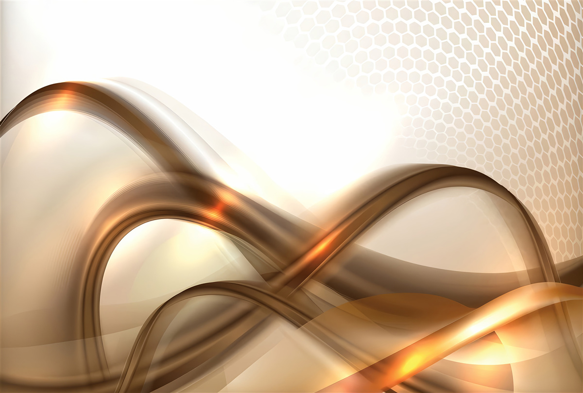 Fototapeten Die Linien sind wie Gold gebogen