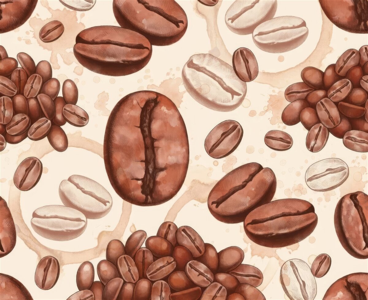 Fototapeten Kaffeebohnen